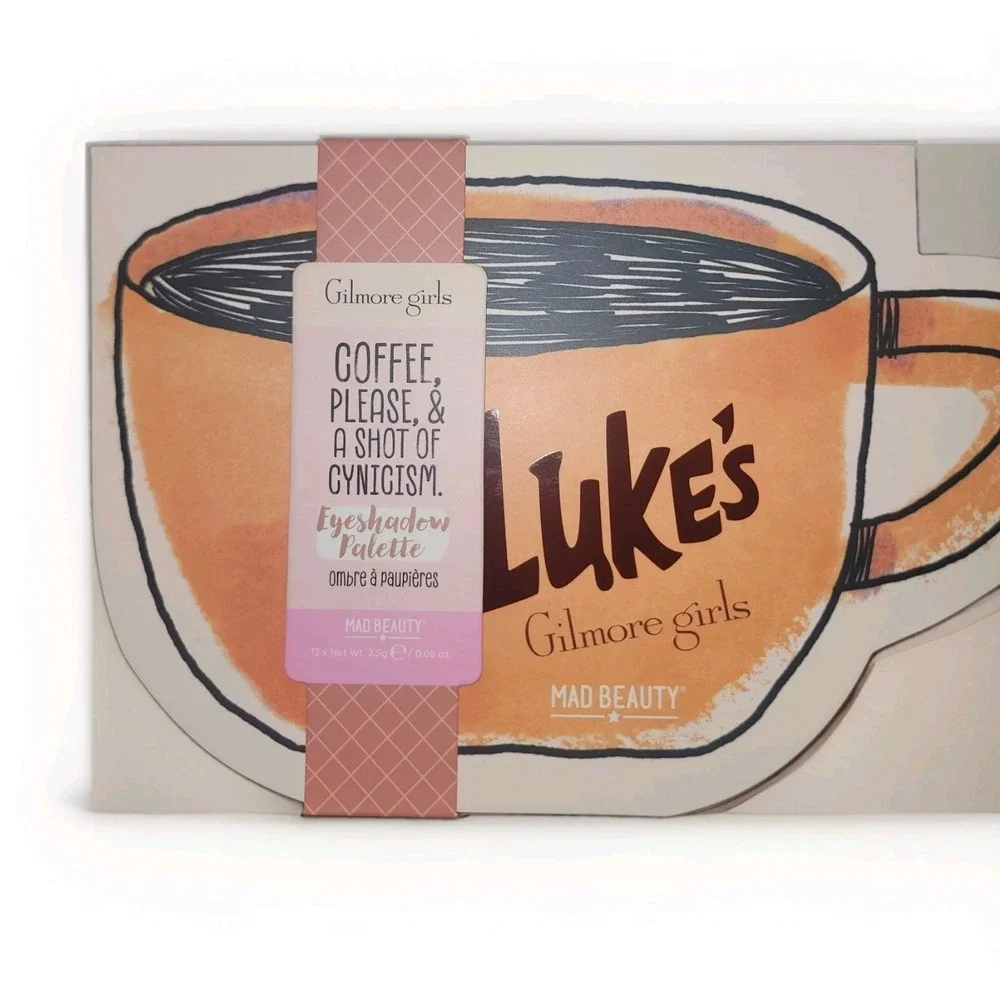GILMORE GIRLS Coffee Please & A Shot Of Cynicism Eyeshadow Palette NEW Unopened